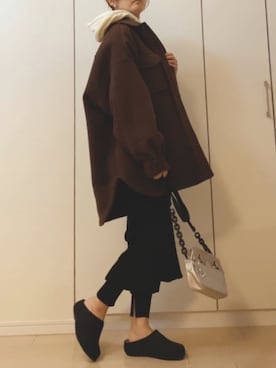 「LOWRYS FARM（ローリーズファーム）のアイテム（その他アウター）」を使った、NAnaさん（レディース・158cm）の秋コーディネート