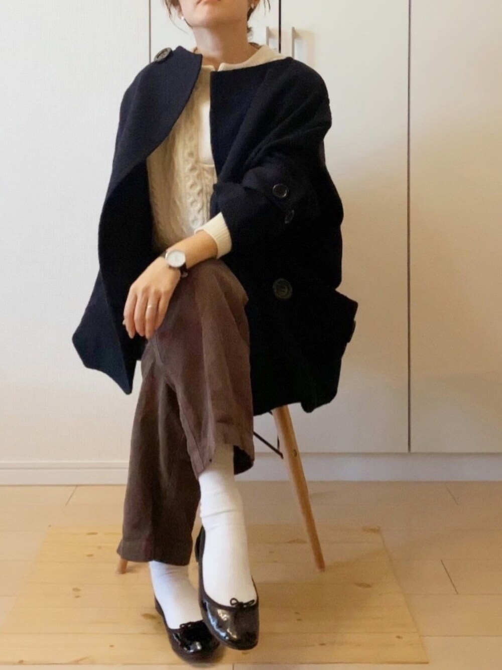 SLOBE IENA（スローブイエナ）の「HAMILTON ケーブルスキッパーニット