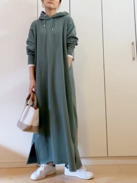 「TOPKAPI（トプカピ）のアイテム（トートバッグ）」を使った、NAnaさん（レディース・158cm）の冬コーディネート
