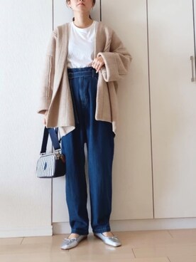 「select MOCA（セレクトモカ）のアイテム（その他アウター）」を使った、NAnaさん（レディース・158cm）の冬コーディネート