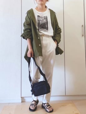 「kipling（キプリング）のアイテム」を使った、NAnaさん（レディース・158cm）の春コーディネート