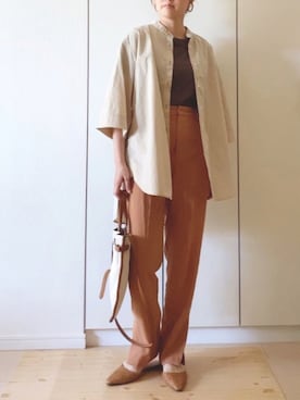 「coen」｜NAnaさん（レディース・158cm）の夏コーディネート