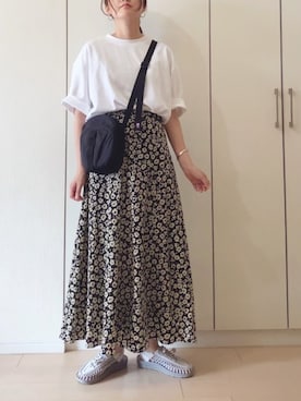 「KEEN（キーン）のアイテム」を使った、NAnaさん（レディース・158cm）の夏コーディネート