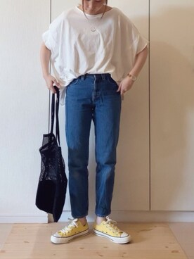 「classicalelf（クラシカルエルフ）のアイテム（バッグ）」を使った、NAnaさん（レディース・158cm）の夏コーディネート