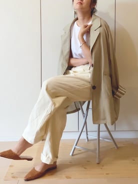 「anq.（アンク）のアイテム（バングル/リストバンド）」を使った、NAnaさん（レディース・158cm）の夏コーディネート