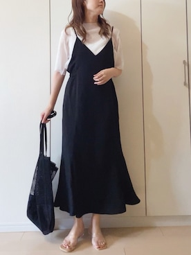 「classicalelf（クラシカルエルフ）のアイテム（バッグ）」を使った、NAnaさん（レディース・158cm）の夏コーディネート