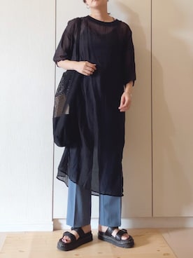 「classicalelf（クラシカルエルフ）のアイテム（バッグ）」を使った、NAnaさん（レディース・158cm）の夏コーディネート
