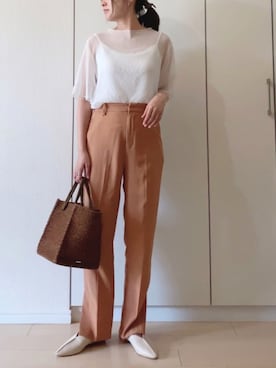 「anq.（アンク）のアイテム（バングル/リストバンド）」を使った、NAnaさん（レディース・158cm）の夏コーディネート
