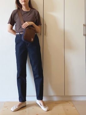 「URBAN RESEARCH Sonny Label（アーバンリサーチサニーレーベル）のアイテム（パンツ）」を使った、NAnaさん（レディース・158cm）の秋コーディネート