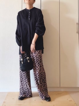 「CORNERS（コーナーズ）のアイテム（パンツ）」を使った、NAnaさん（レディース・158cm）の秋コーディネート
