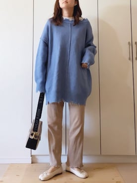 「U.S. POLO ASSN.（ユーエスポロアッスン）のアイテム（ショルダーバッグ）」を使った、NAnaさん（レディース・158cm）の秋コーディネート