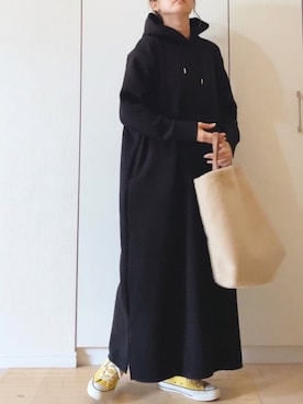 「UNITED ARROWS（ユナイテッドアローズ）のアイテム（ピアス（両耳用））」を使った、NAnaさん（レディース・158cm）の秋コーディネート