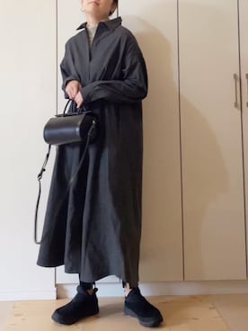 「JOURNAL STANDARD relume（ジャーナルスタンダード　レリューム）のアイテム（ワンピース/ドレス）」を使った、NAnaさん（レディース・158cm）の冬コーディネート
