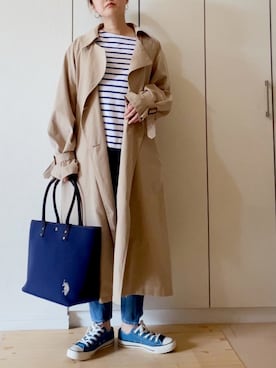 「reca（レカ）のアイテム（ジャケット/アウター）」を使った、NAnaさん（レディース・158cm）の冬コーディネート