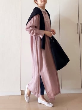 「JOURNAL STANDARD relume（ジャーナルスタンダード　レリューム）のアイテム（ワンピース/ドレス）」を使った、NAnaさん（レディース・158cm）の春コーディネート