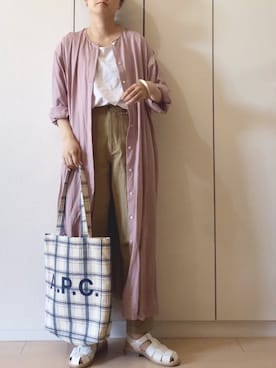 「JOURNAL STANDARD relume（ジャーナルスタンダード　レリューム）のアイテム（ワンピース/ドレス）」を使った、NAnaさん（レディース・158cm）の春コーディネート