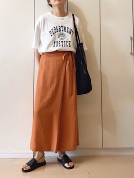 「classicalelf（クラシカルエルフ）のアイテム（バッグ）」を使った、NAnaさん（レディース・158cm）の春コーディネート
