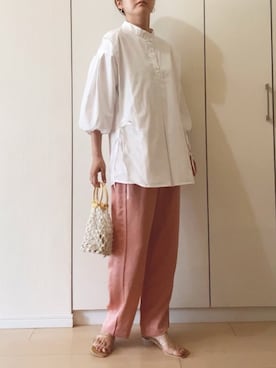 「AmbreNeige」｜「アイテム（ハンドバッグ）」を使った、NAnaさん（レディース・158cm）の春コーディネート