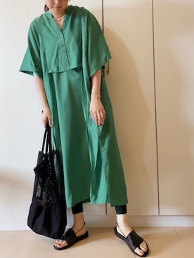 「classicalelf（クラシカルエルフ）のアイテム（バッグ）」を使った、NAnaさん（レディース・158cm）の夏コーディネート