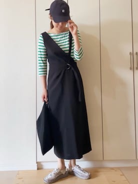「KEEN（キーン）のアイテム」を使った、NAnaさん（レディース・158cm）の夏コーディネート