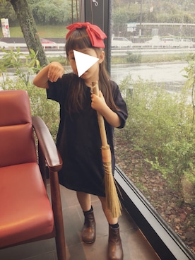 「wearhalloween2017」｜「アイテム（ワンピース/ドレス）」を使った、miumiuさん（キッズ・100cm）の秋コーディネート