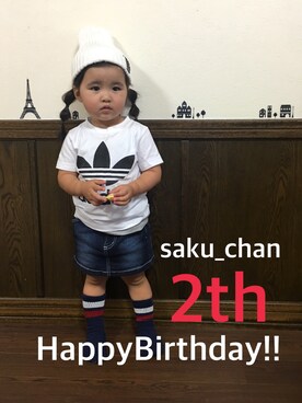 SuzuMinaさん(キッズ・80cm)の夏コーディネート