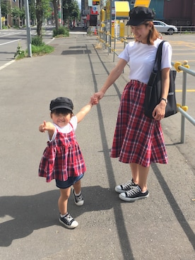 SuzuMinaさん(キッズ・90cm)の夏コーディネート
