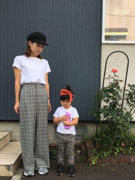 SuzuMinaさん（キッズ・90cm）の秋コーディネート