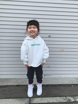 SuzuMinaさん（キッズ・90cm）の春コーディネート