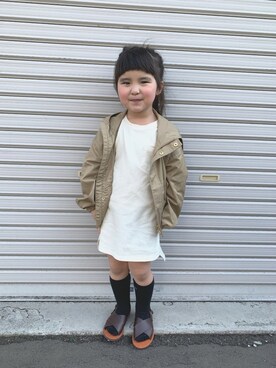 SuzuMinaさん（キッズ・90cm）の春コーディネート