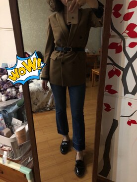 「BELLE（ベル）のアイテム」を使った、Mia$Oさん（レディース・163cm）の秋コーディネート