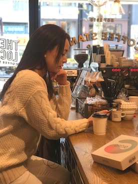 三村有希さん（レディース・156cm）の冬コーディネート