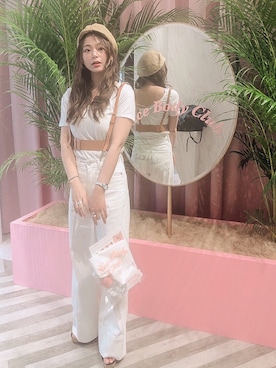 「LIFE's（ライフズ）のアイテム」を使った、三村有希さん（レディース・156cm）の春コーディネート