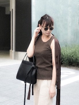 三村有希さん(レディース・156cm)の秋コーディネート