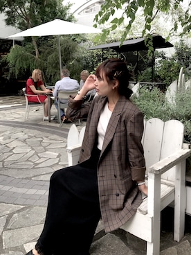 三村有希さん（レディース・156cm）の秋コーディネート