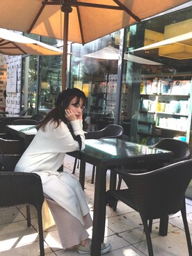 「Rohw master product（ロウマスタープロダクト）のアイテム」を使った、三村有希さん（レディース・156cm）の秋コーディネート