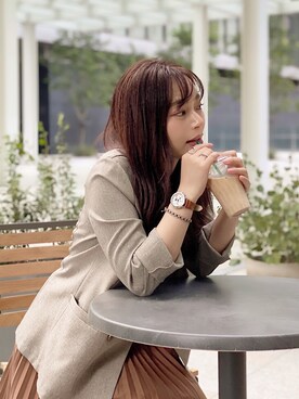 三村有希さん（レディース・156cm）の秋コーディネート