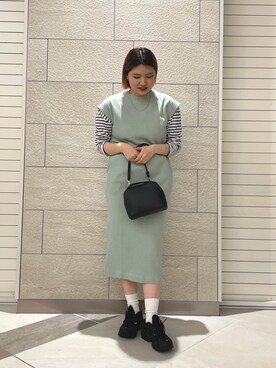 rinaさん（レディース・172cm）の春コーディネート