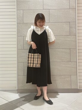 rinaさん（レディース・172cm）の春コーディネート