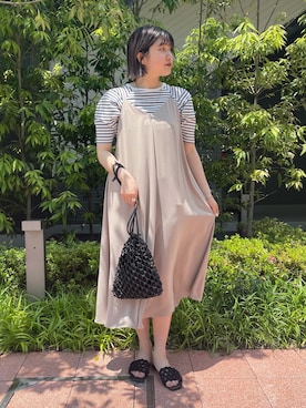 rinaさん（レディース・172cm）の春コーディネート