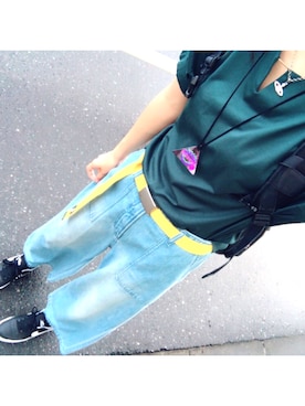 「PARADOX（パラドックス）のアイテム（アクセサリー）」を使った、えり氏さん（レディース・173cm）の夏コーディネート