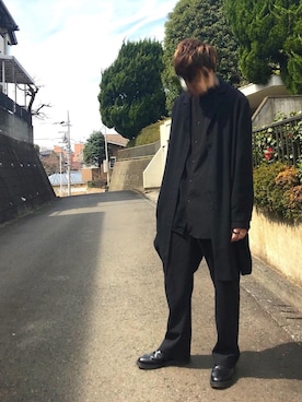 「bukht」｜「アイテム（スリッポン）」を使った、かんへるさん（メンズ・173cm）の春コーディネート