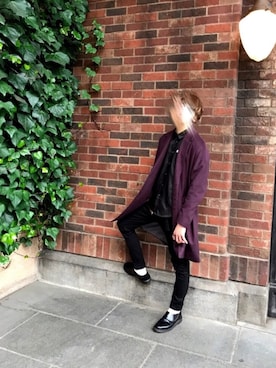 「アイテム（スリッポン）」を使った、かんへるさん（メンズ・173cm・20代）の春コーディネート