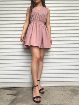 「アイテム（ワンピース/ドレス）」を使った、222さん（レディース・159cm・10代）の夏コーディネート