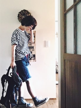 「alacrity（アラクリティー）のアイテム」を使った、mioさん（レディース・155cm）の春コーディネート