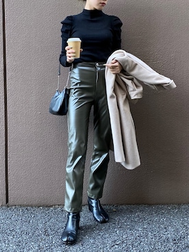 MIRAIさん(レディース・162cm)の冬コーディネート