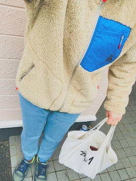 「CHUMS（チャムス）のアイテム（ジャケット/アウター）」を使った、ma.さん（レディース・167cm）の春コーディネート