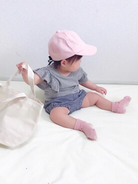 YuAchiさん（キッズ・70cm）の春コーディネート