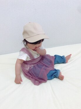 YuAchiさん(キッズ・70cm)の春コーディネート