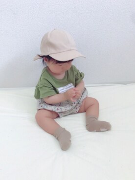 YuAchiさん（キッズ・70cm）の夏コーディネート